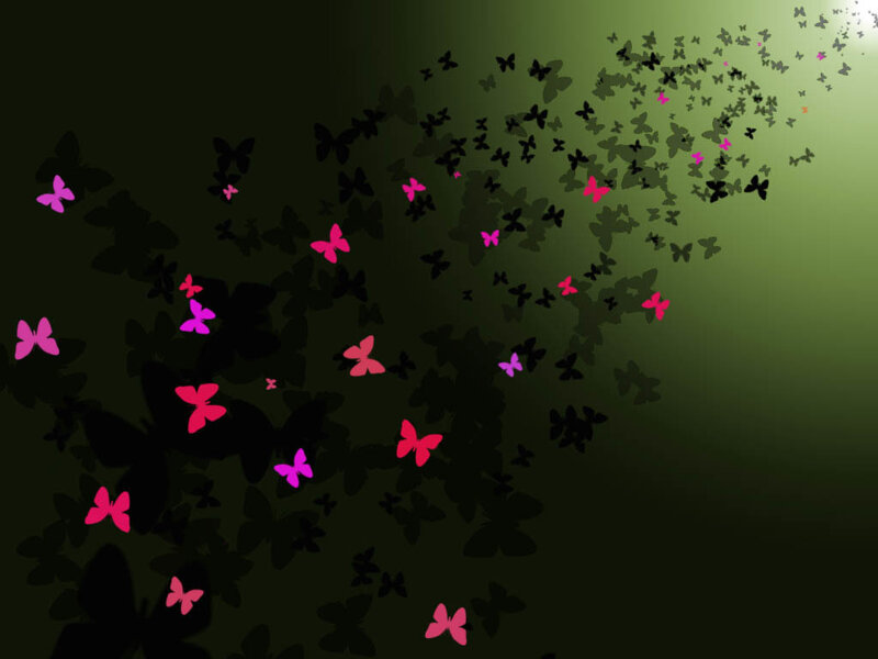 butterflies in the wind