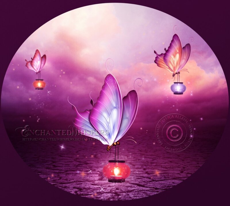 Butterflies with Lanterns