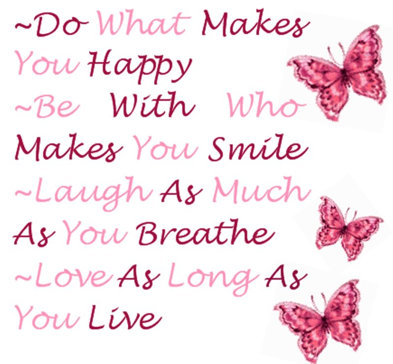 Butterflies with Quote