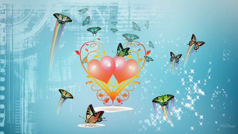 Butterflies with Rainbow Tails