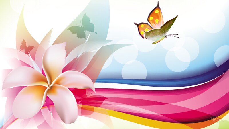 Butterfly and Flower