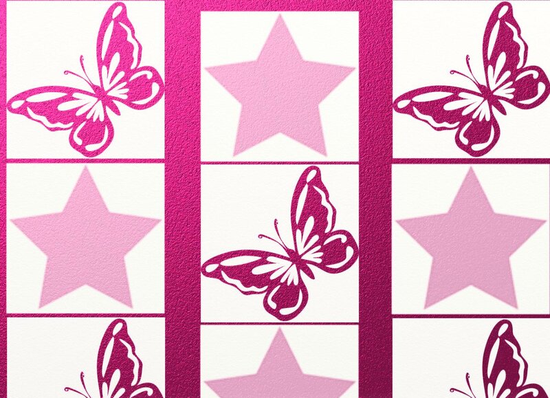 Butterfly and Star Pattern