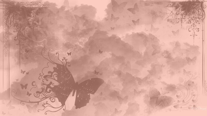 butterfly art with floral design