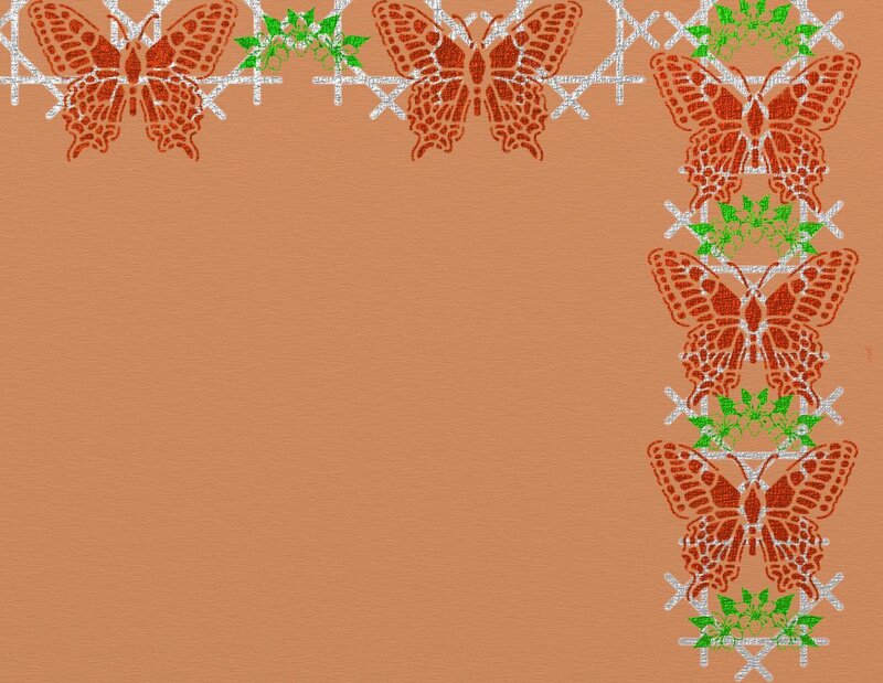 butterfly border pattern