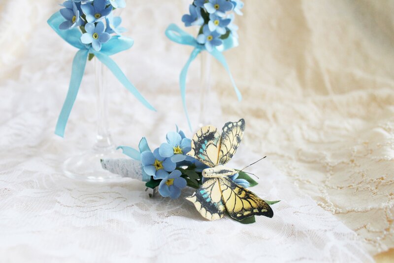 Butterfly Boutonniere