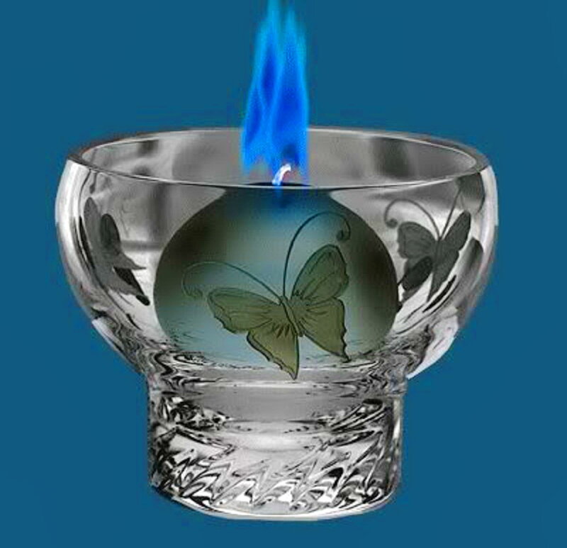 Butterfly-decorated Candle Holder