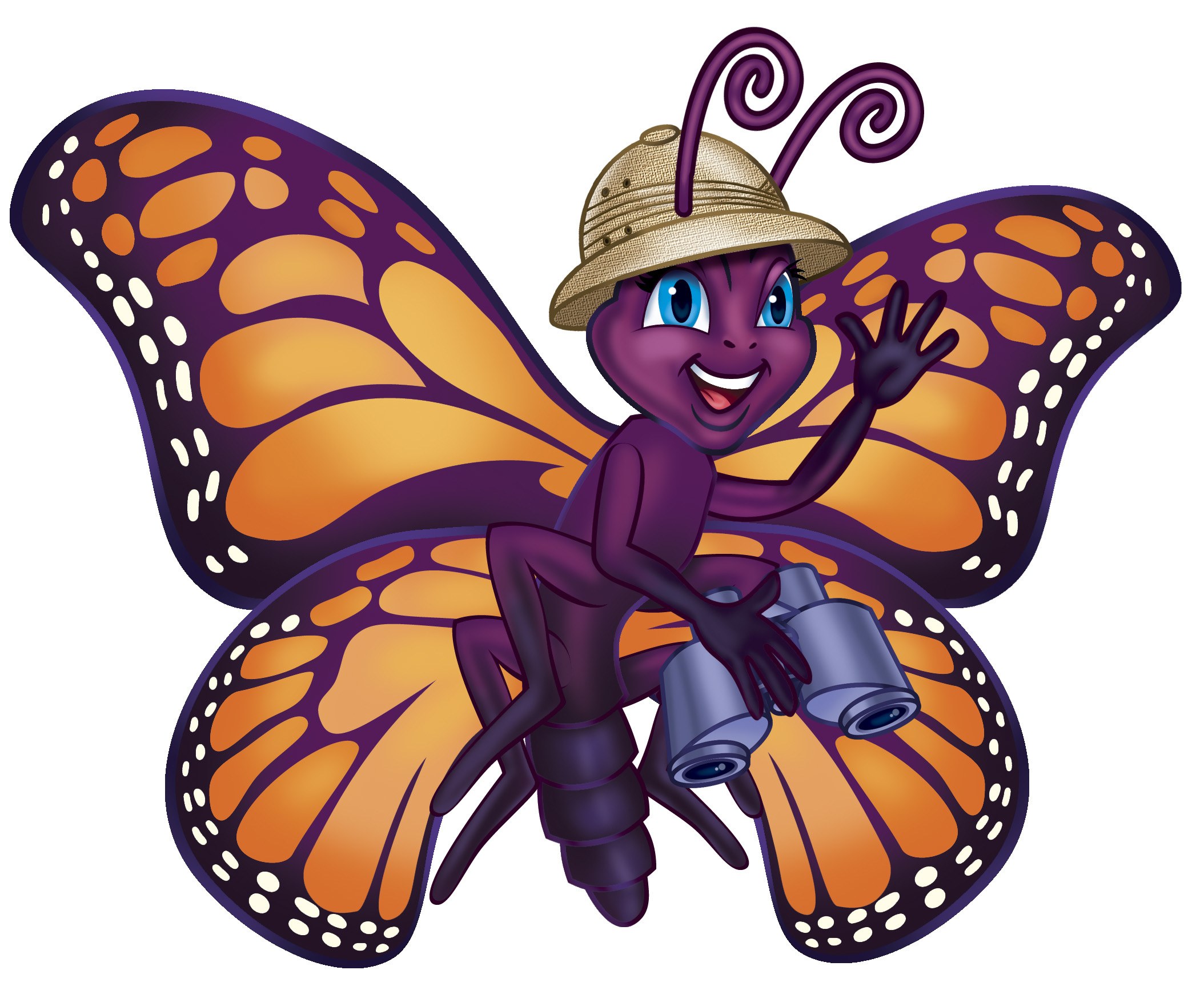 butterfly explorer character
