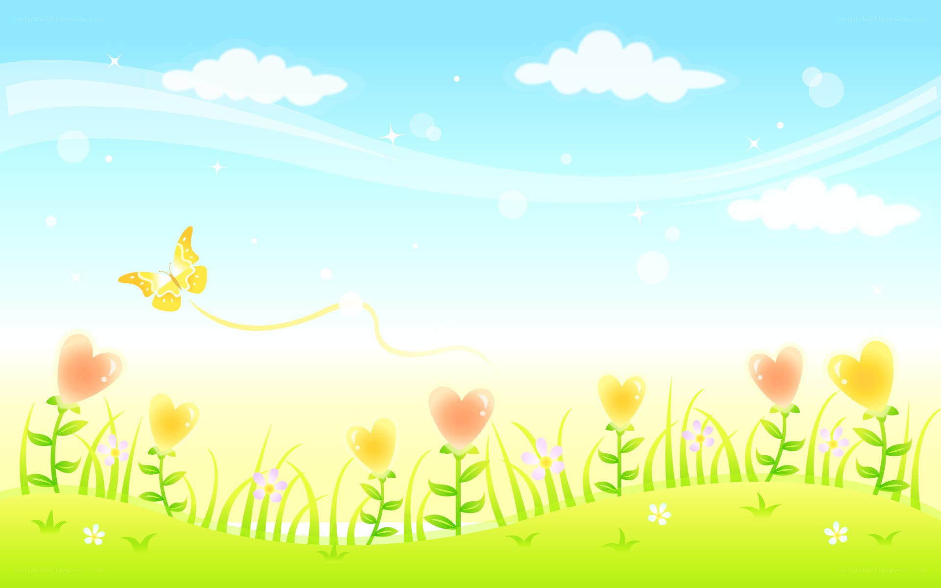 butterfly in a sunny meadow