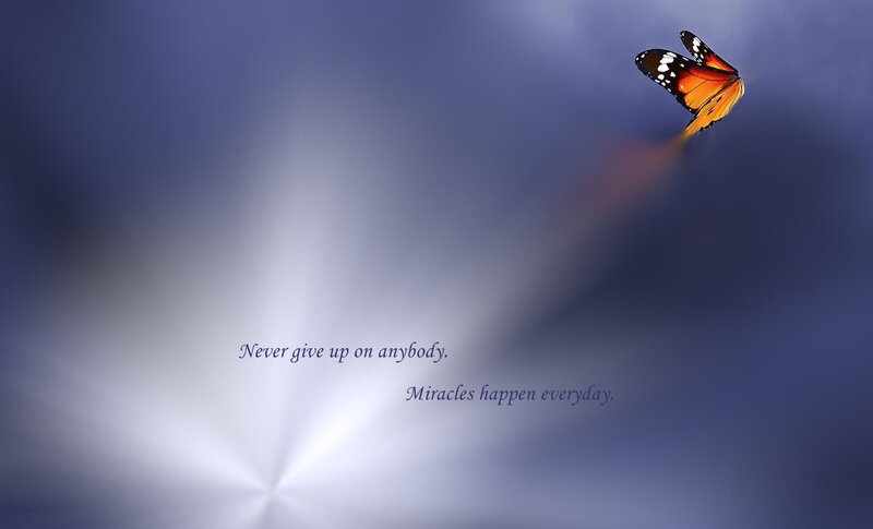 Butterfly in Flight — Blue