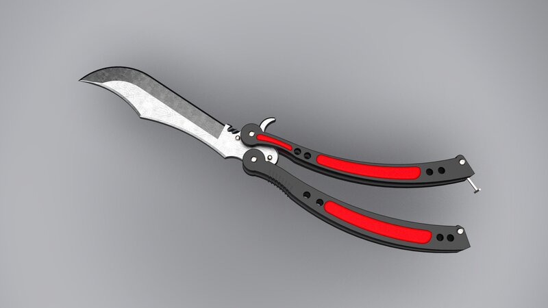 Butterfly Knife — Black