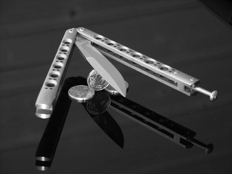 Butterfly Knife with Coins