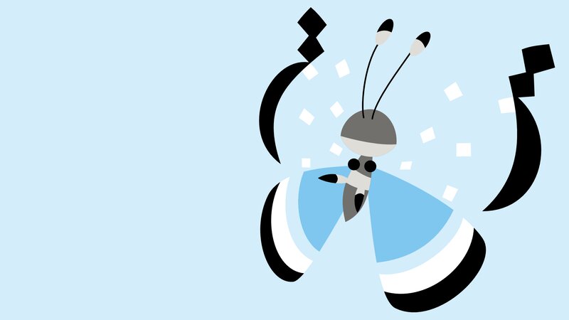Butterfly-like Creature — Light Blue