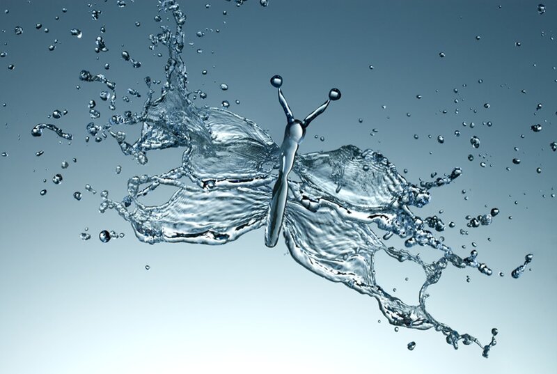 Butterfly Made of Water — Blue