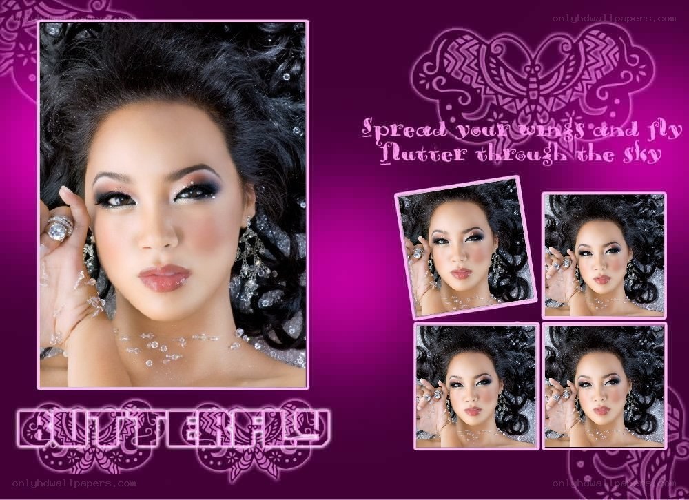 Butterfly makeup artistry
