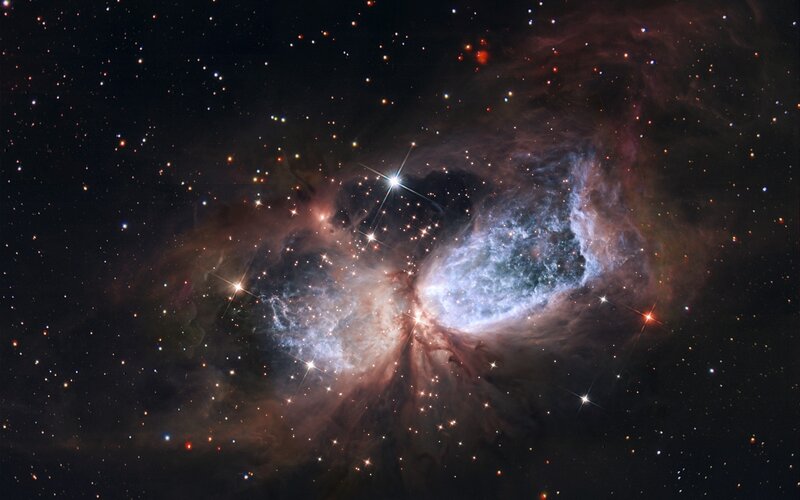 Butterfly Nebula — Blue, Cosmic