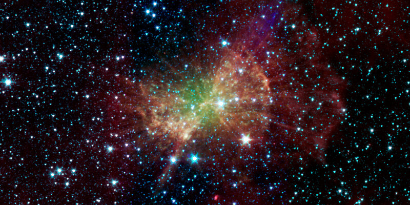 Butterfly Nebula — Blue