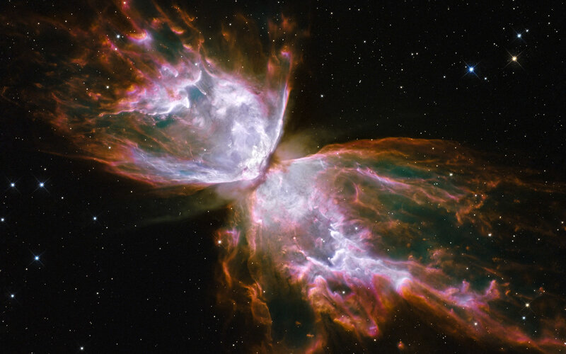 Butterfly Nebula — Purple, Cosmic, Night