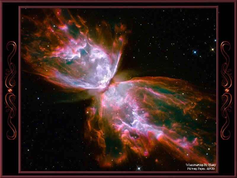 Butterfly Nebula — Purple, Dramatic, Night