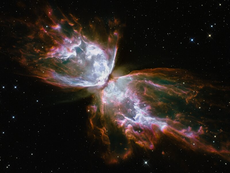 Butterfly Nebula — White