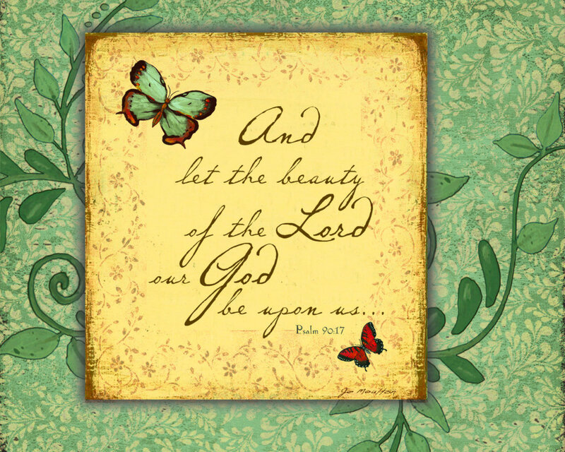 Butterfly on Scripture