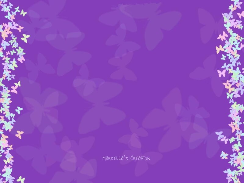 Butterfly Pattern Background — Purple