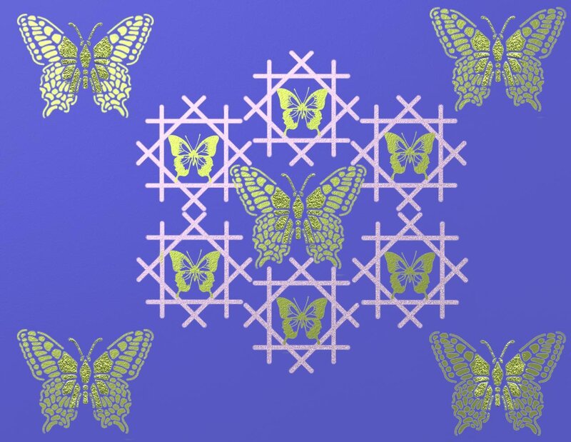 butterfly pattern design
