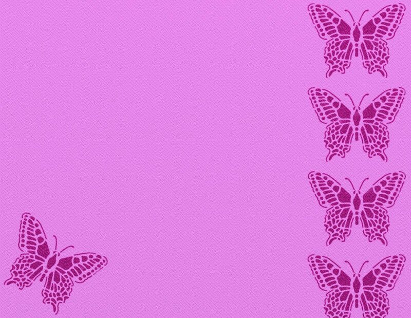 Butterfly Pattern — Pink
