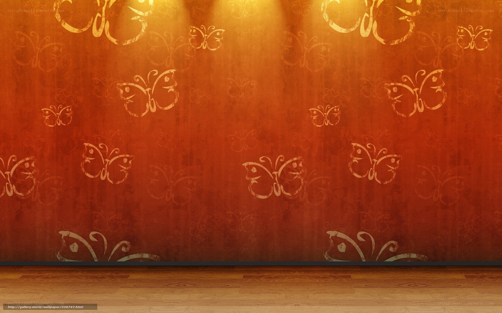 butterfly pattern wall