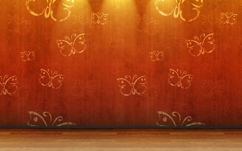 butterfly pattern wall