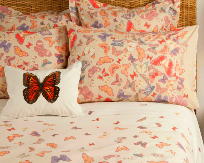 Butterfly Patterned Pillows