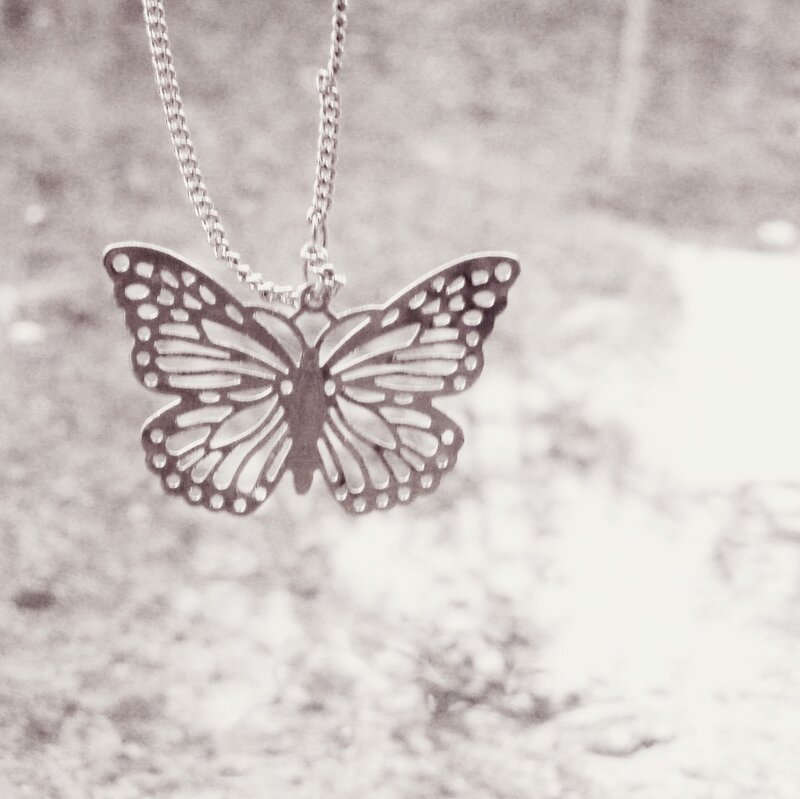 Butterfly Pendant Necklace