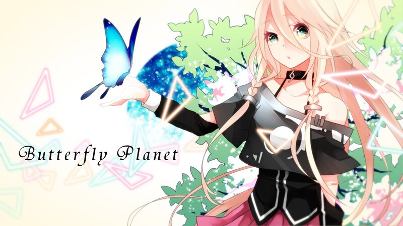 butterfly planet artwork