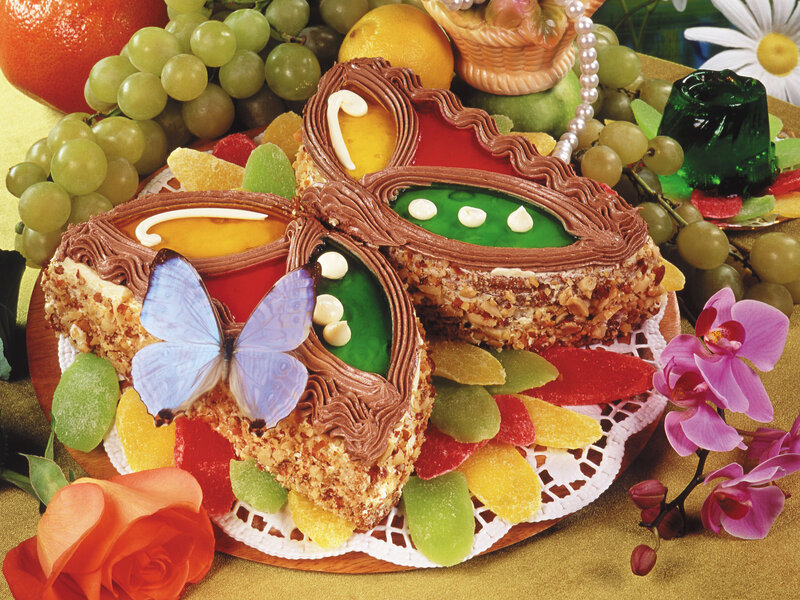 Butterfly-shaped Cake