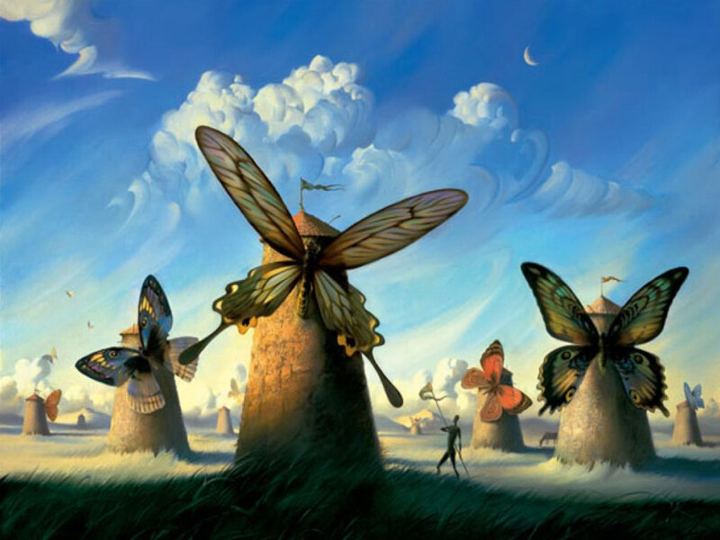 Butterfly Windmills