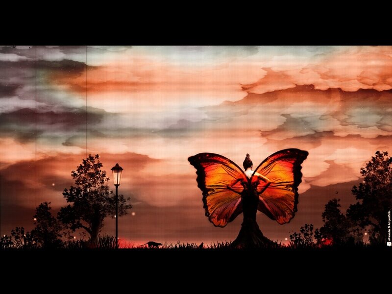 Butterfly-winged Figure