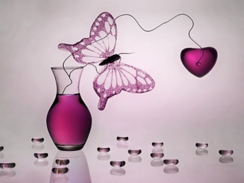 Butterfly with Heart