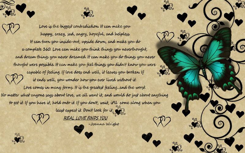 Butterfly with Quote