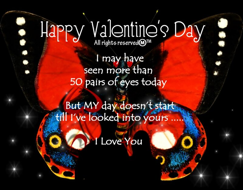 Butterfly with Text — Black