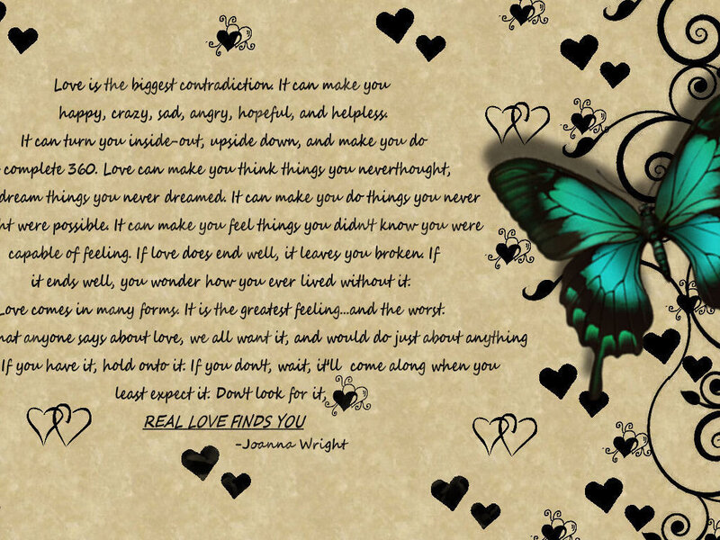 Butterfly with Text — Brown