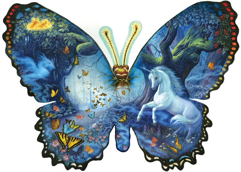 Butterfly with Unicorn