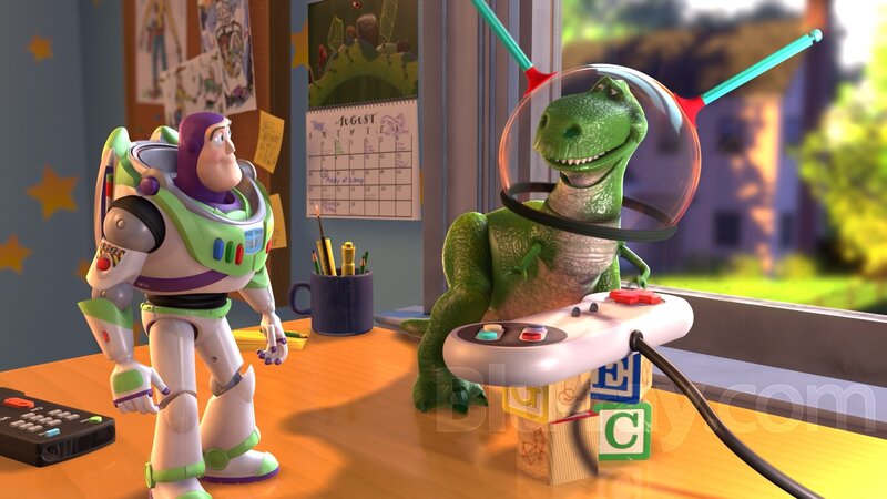 Buzz Lightyear and Rex
