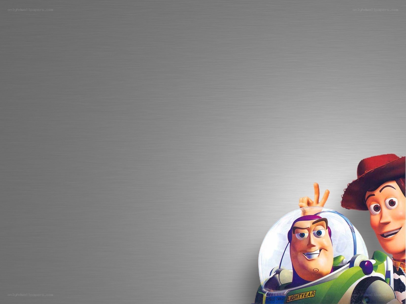 Buzz Lightyear and Woody characters