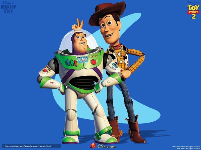 Buzz Lightyear and Woody from Toy Story 2