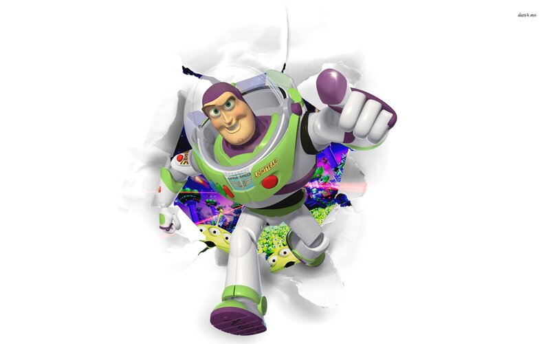 Buzz Lightyear Breaking Through — Green