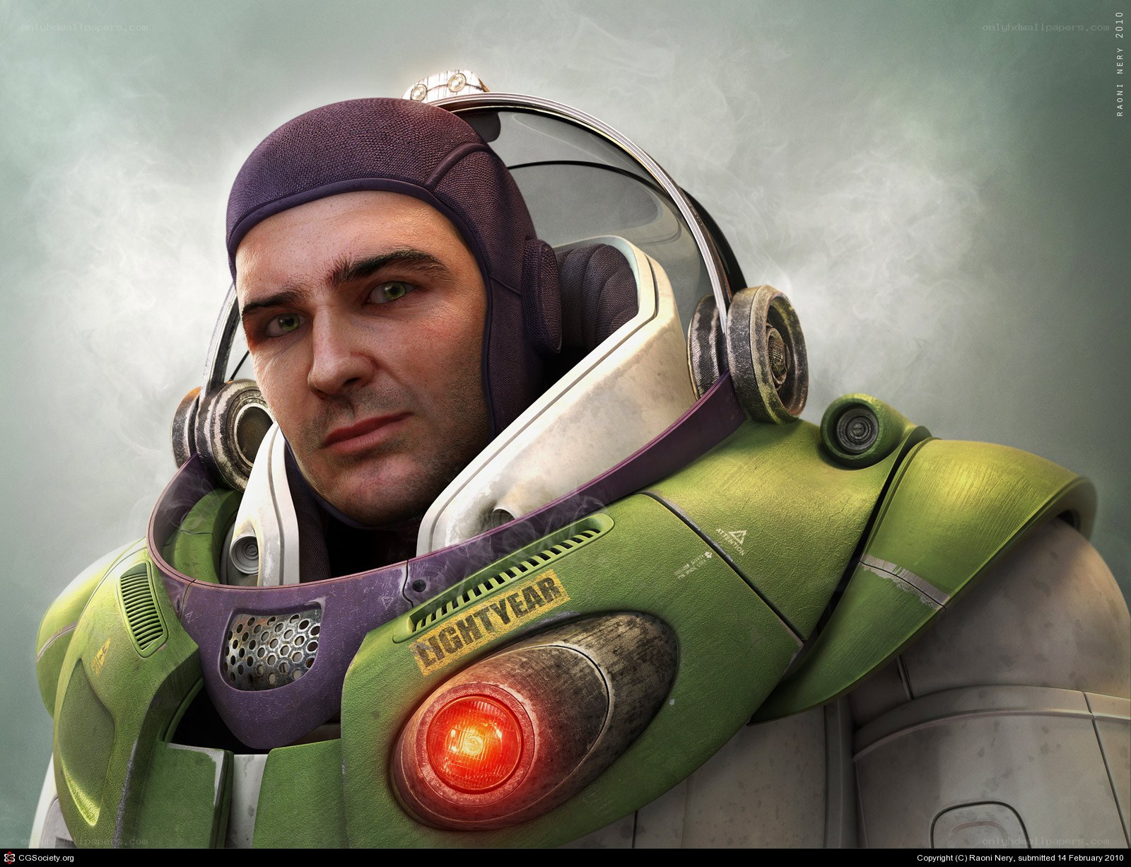 Buzz Lightyear character portrait