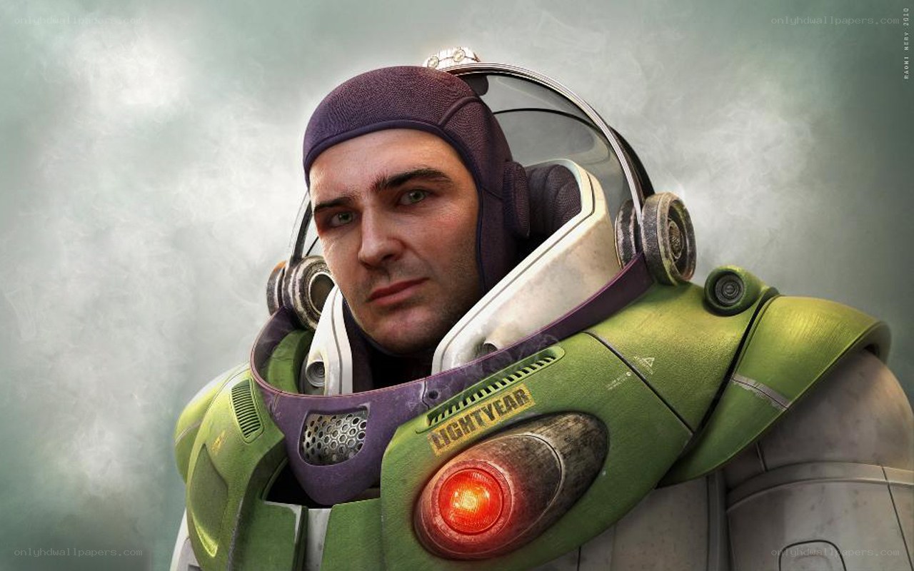 Buzz Lightyear character portrait