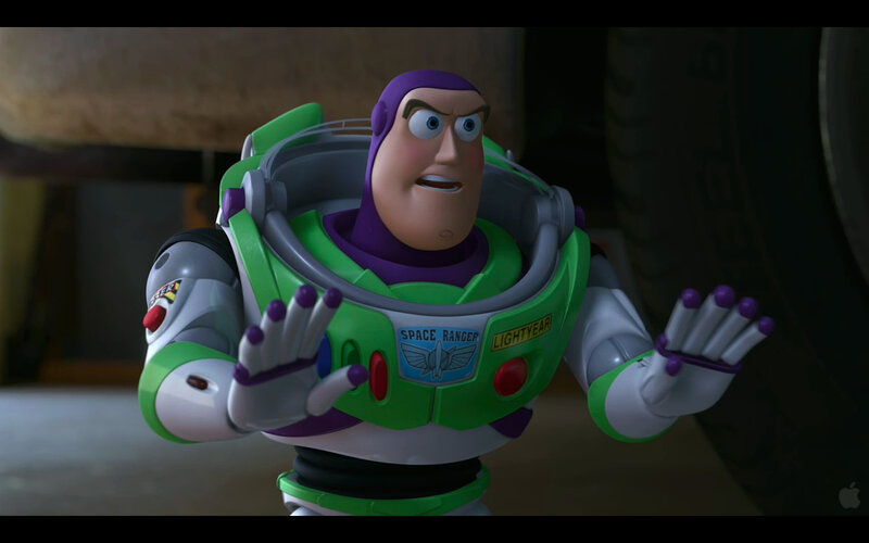 Buzz Lightyear in action