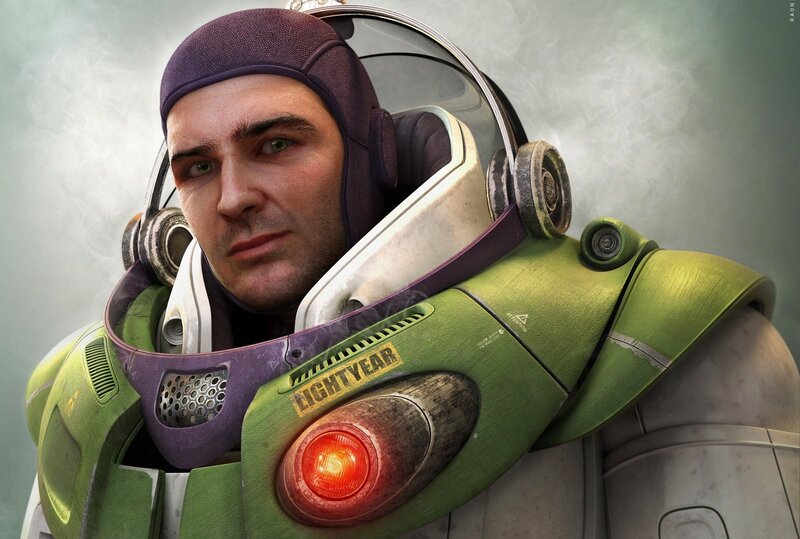 Buzz Lightyear in armor