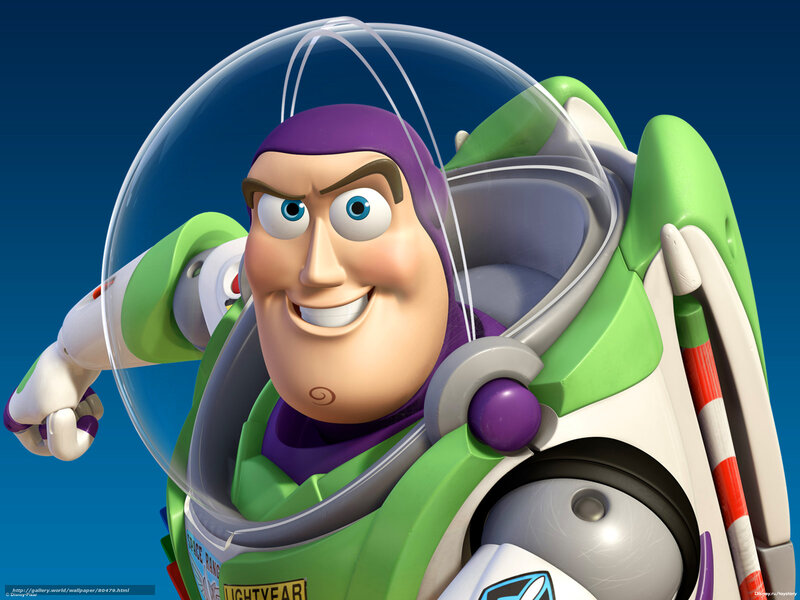 Buzz Lightyear in space suit