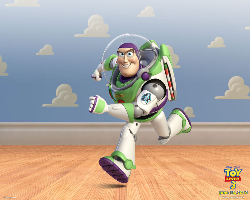 Buzz Lightyear running